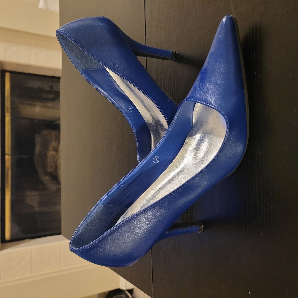 Royal Blue High Heel Pumps
